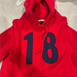 Abercrombie & Fitch Red Hoodie
